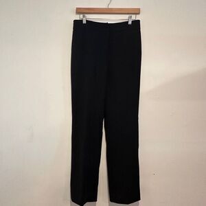 Giada Virgin Wool Black Mid-Rise Dress Pants Size 12